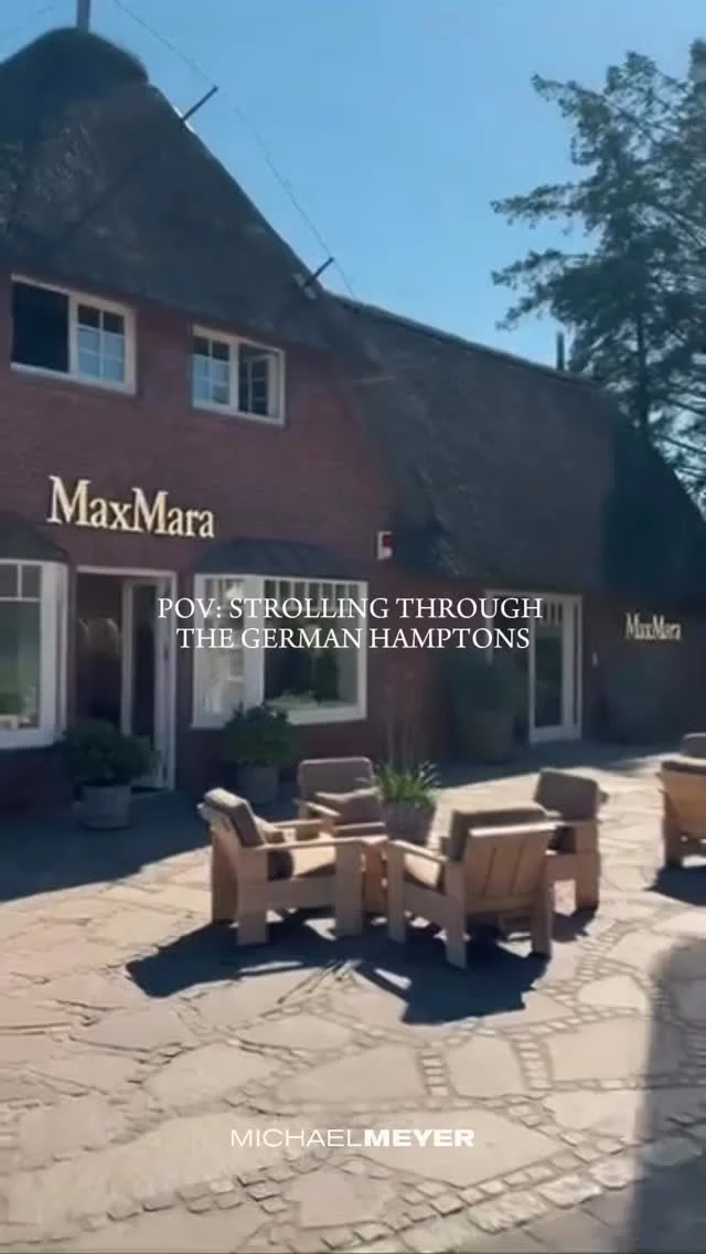 Enjoy the sunny days in Kampen and feel some italian flair at our Max Mara Store.

Lovely to see you!

#germanhamptons #sylt #kampen #michaelmeyerstores #maxmara